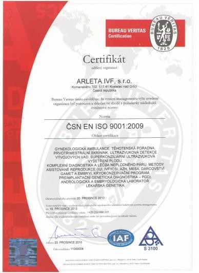 ČSN EN ISO 9001:2009